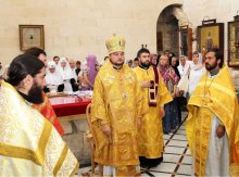 СВЯТА ЗЕМЛЯ. Секретар Предстоятеля УПЦ звершив Божественну літургію у храмі Олександрівського подвір’я у Єрусалимі (ОНОВЛЕНО)