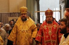 МІЛАН.Голова Синодального відділу релігійної освіти, катехізації та місіонерства УПЦ звершив Божественну літургію в храмі парафії святителя Амвросія Медіоланського