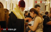 Грузинский Патриарх Илия и его 14 тысяч крестников