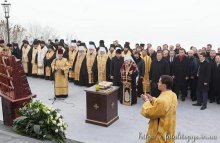 Предстоятель Української Православної Церкви відправив щорічний подячний молебень на Володимирській гірці