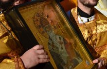 Барі. Вікарій Київської митрополії єпископ Макарівський Іларій звершив Божественну літургію в храмі святителя Спиридона Триміфунтського