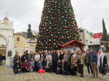 Паломники из Украины встретили праздник Крещения Господня на Святой земле